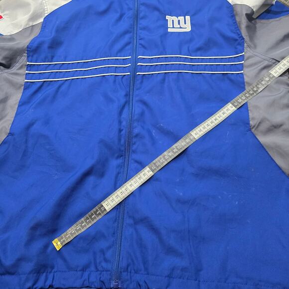 NFL Team Apparel NY Giants Light Windbreaker Jacket SI Reebok - Picture 7 of 8